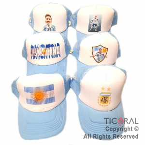 SOMBRERO GORRA IMPRESO ARGENTINA CAP x 1